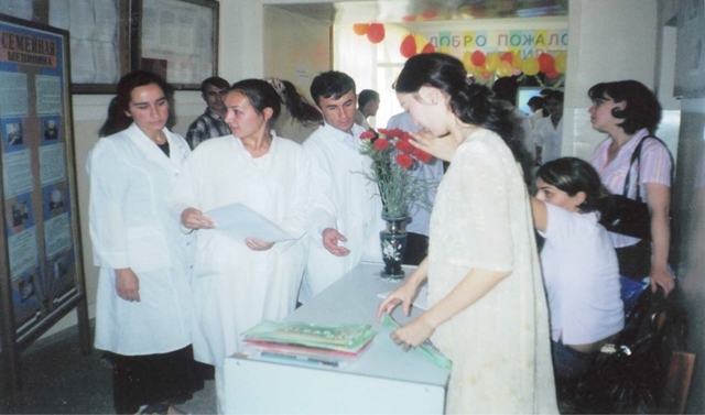 Tajikistan Family Medicine Students prepare for volunteer services to elderly